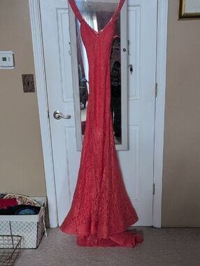 Sherri Hill | Dresses | Sherri Hill 575 Beaded Deep Vneck Fitted Dress |  Poshmark